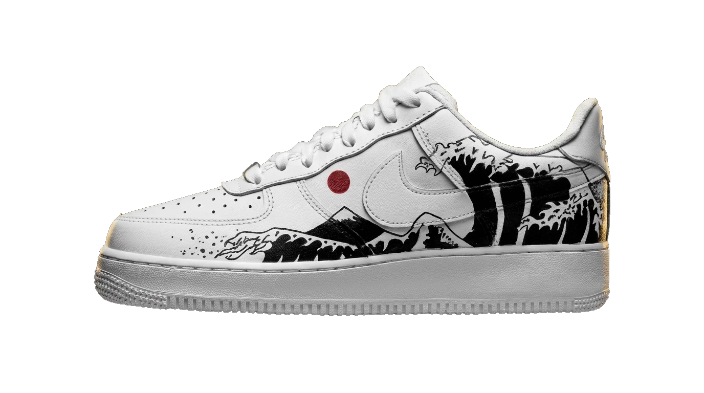 The anatomy of a Painted Juttay hand-painted Air Force 1